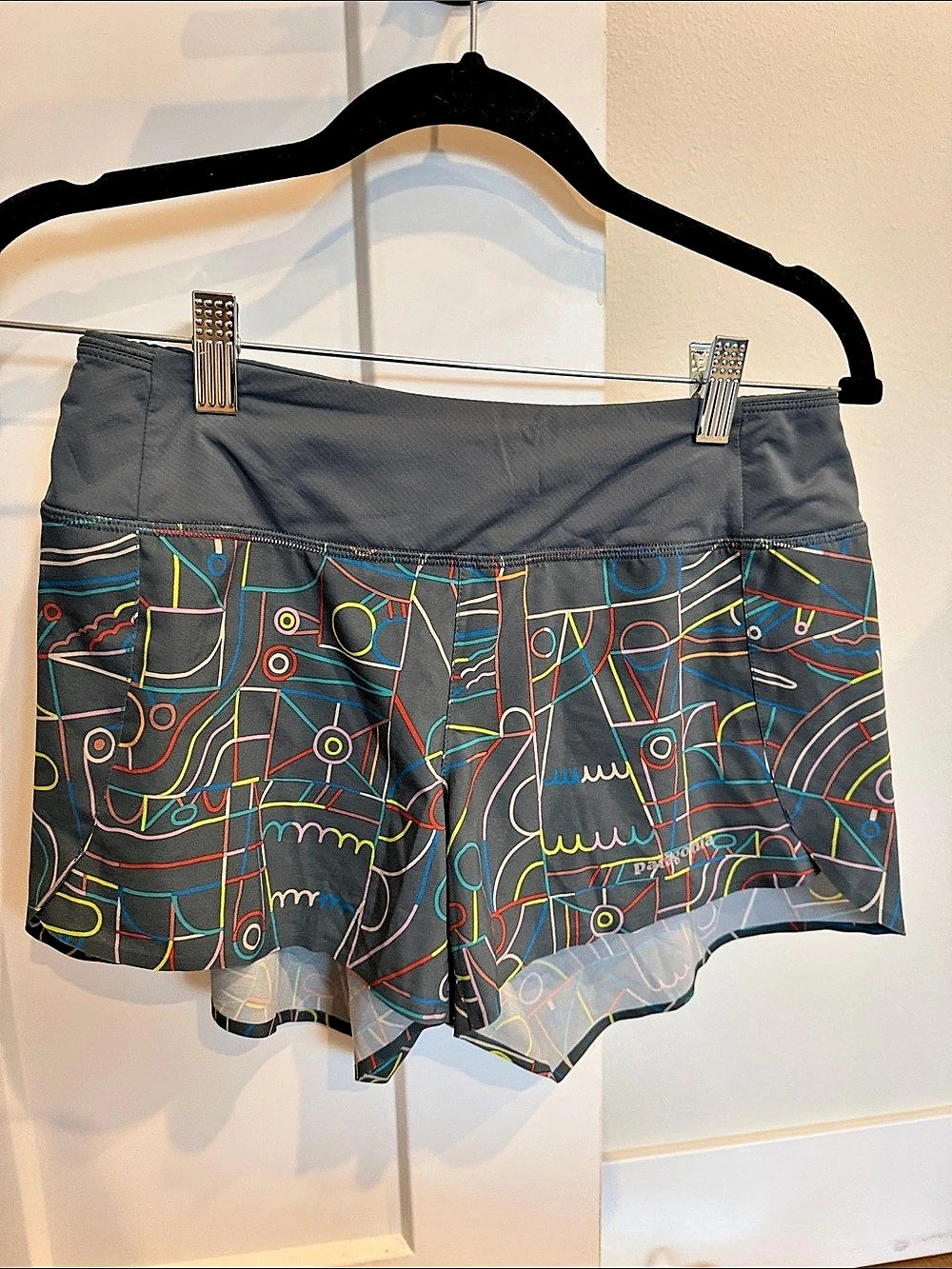Patagonia Abstract Running Hiking Shorts Gray Size Small Like New